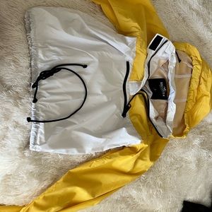 Yellow windbreaker